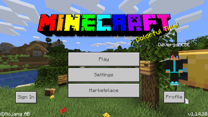 Devergs Mini Tweaks Minecraft Pe Texture Packs