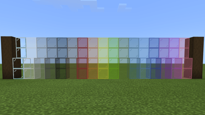 minecraft clear glass borders resource pack