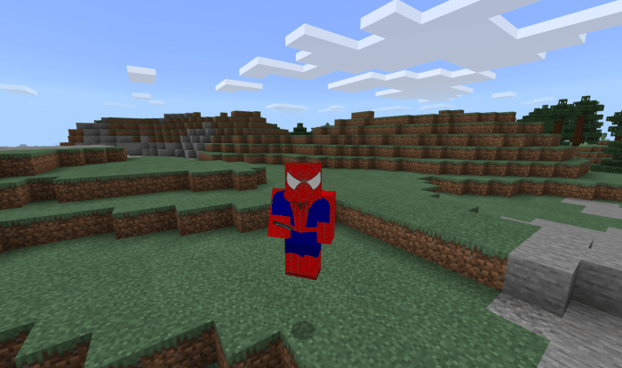 Мод на minecraft spider man