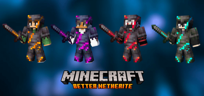 Netherite But Better Minecraft Texture Pack