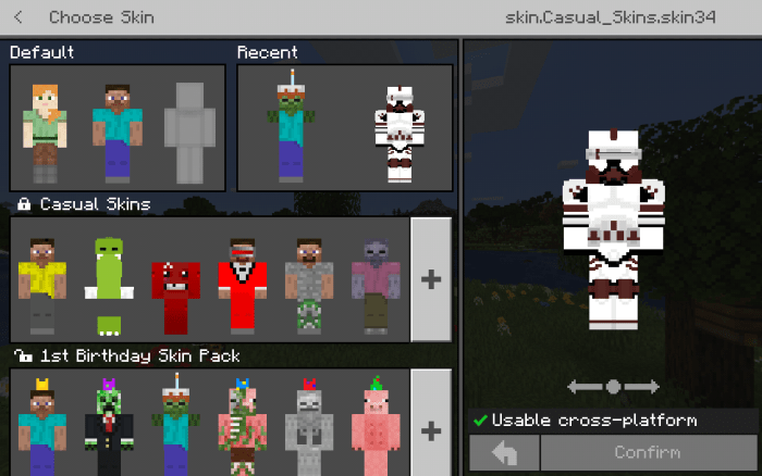 Latest Minecraft skins Page - 1490