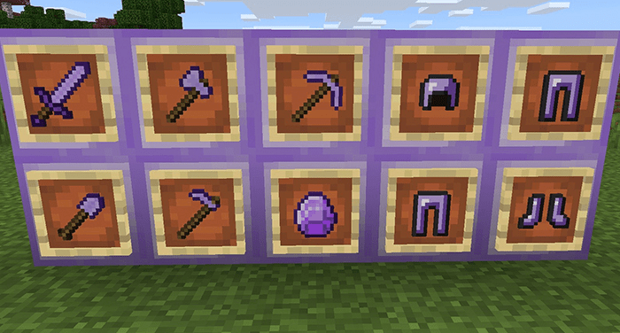 Purple Diamonds 1 14 Minecraft Pe Texture Packs