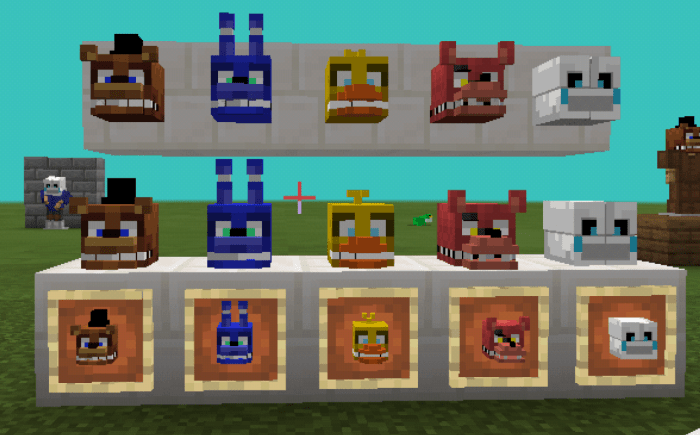 minecraft fnaf skin pack download