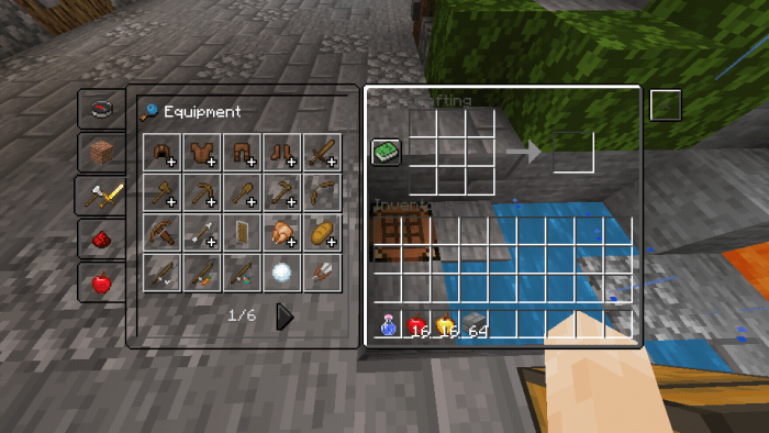 Clear Clean Java Inventory Ui V2 New Smooth Ui Minecraft Pe Texture Packs