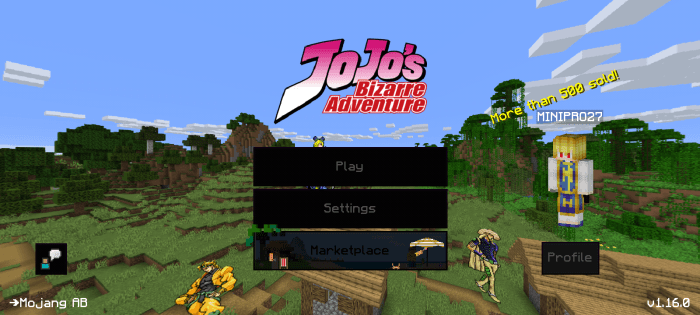 Jojo Texture Pack Minecraft Pe Texture Packs