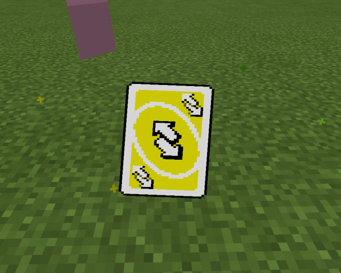 UNO Reverse Card Totem  Minecraft PE Texture Packs