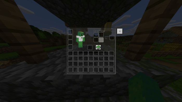 Transparent Inventory For Pvp Clear Inventory Theme Minecraft Pe Texture Packs