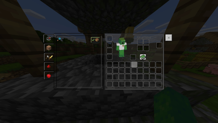 Transparent Inventory For Pvp Clear Inventory Theme Minecraft Pe Texture Packs
