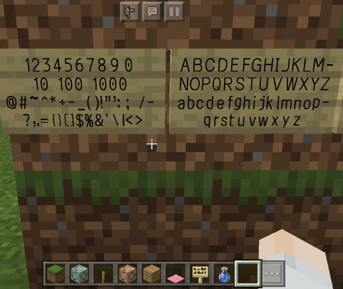 Mcpe Bedrock Thin Font Texture Pack Mcpack Mcbedrock Forum