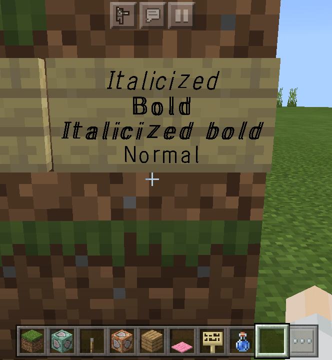 Thin Font Texture Pack | Minecraft PE Texture Packs