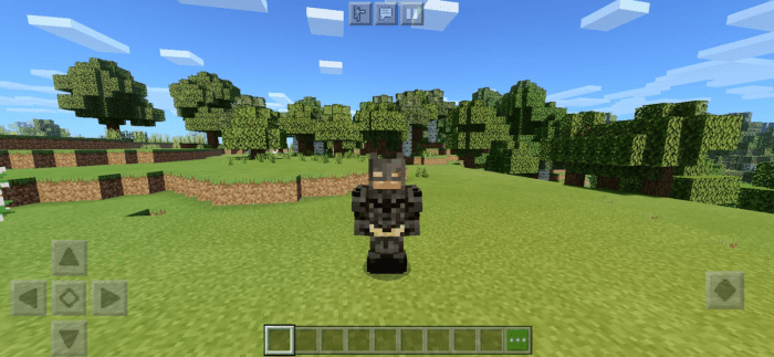 3d Batman Armor Next Gen Minecraft Pe Texture Packs