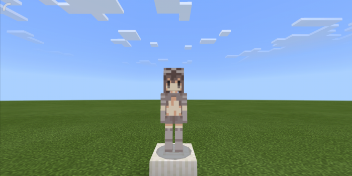 minecraft 1.14 anime girl texture pack