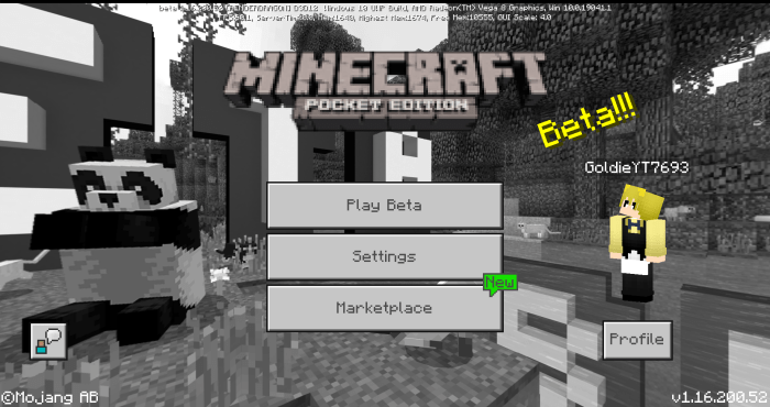 Old Title Screen Minecraft Texture Pack