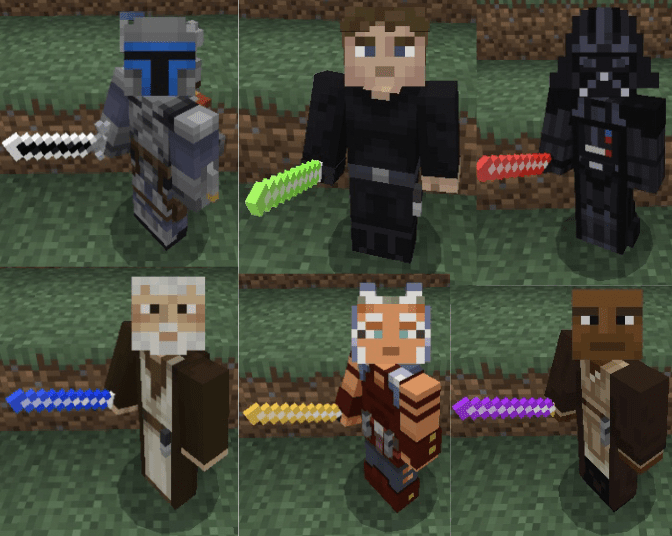 star wars minecraft texture pack 1.11