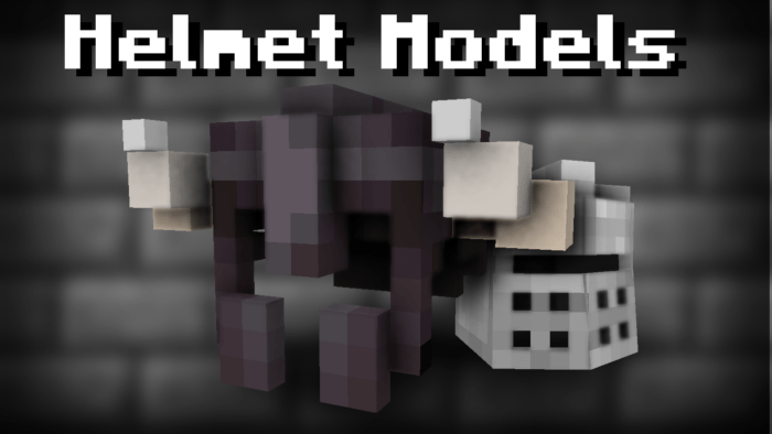 Helmet Models Vanilla | Minecraft PE Texture Packs