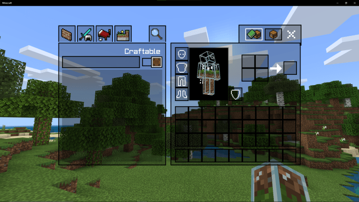 Glass Ui V3 Persona Update Minecraft Pe Texture Packs