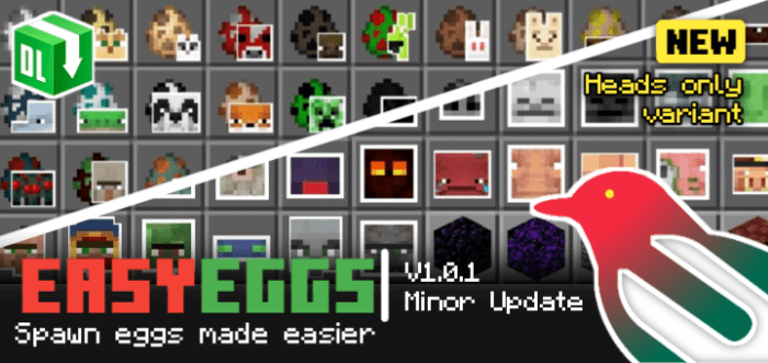 Easyeggs V1 0 3 Mc 1 17 Minecraft Pe Texture Packs - roblox easiest egg texture