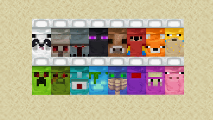 Mobs Beds Minecraft Pe Texture Packs