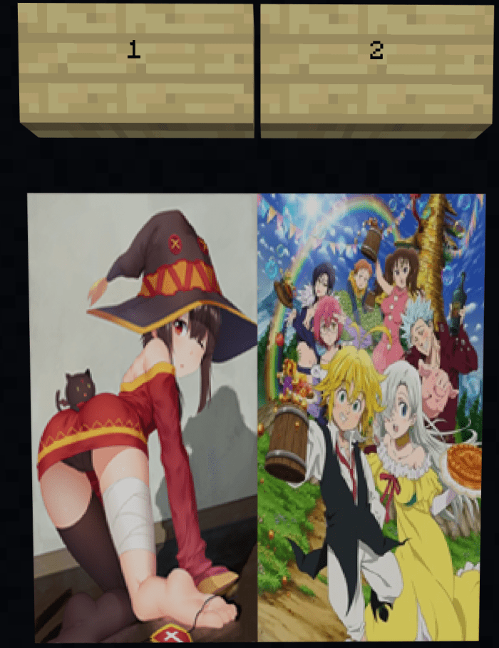 minecraft anime paintings texture pack