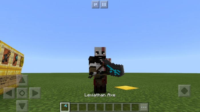 Blade Of Olympus In Minecraft! (TEXTURE PACK) 