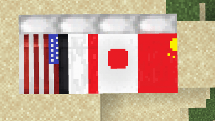 Flags On Beds Resource Pack Minecraft Pe Texture Packs - american flag texture roblox