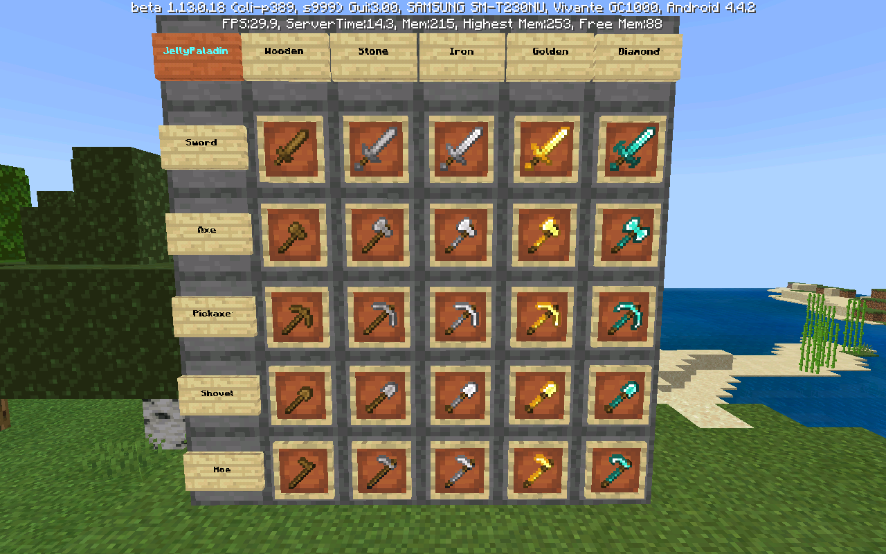  Jelly s Tool Tweaks Minecraft PE Texture Packs