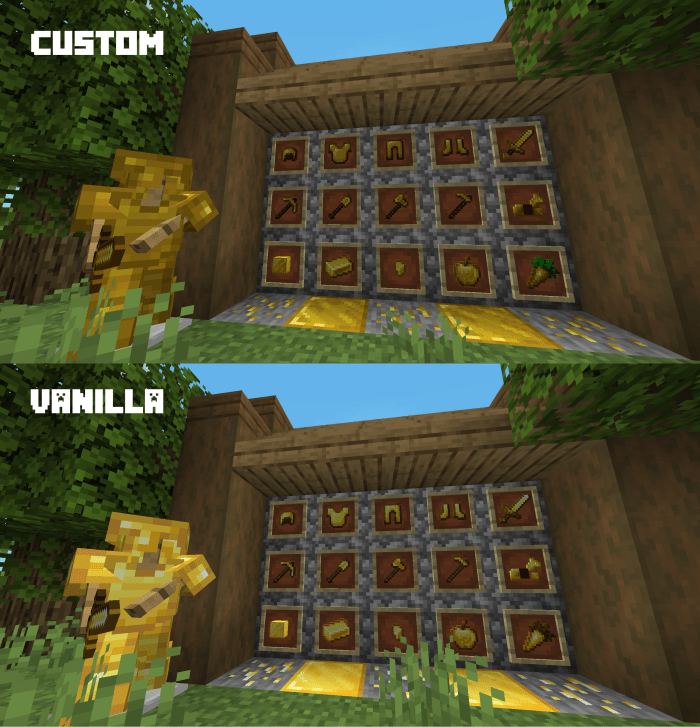 Alternative Gold Minecraft Pe Texture Packs