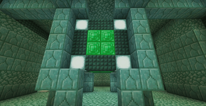 underwater castle minecraft