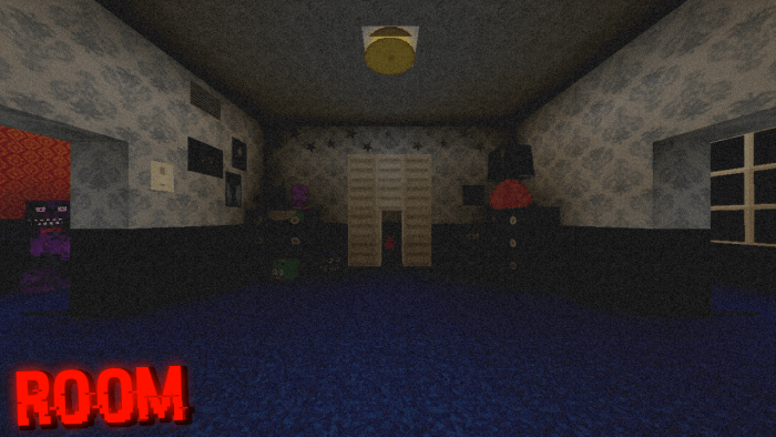 FIVE NIGHTS AT FREDDY'S 4 MINECRAFT MAP DOWNLOAD (Fnaf 4 Map