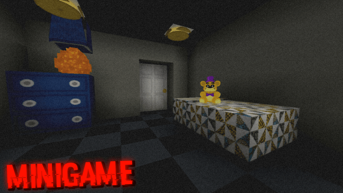 Five Nights at Freddy's 4 in Minecraft [FULLY FUNCTIONAL +