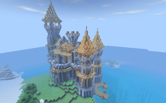Minecraft Island Fortress Interior!