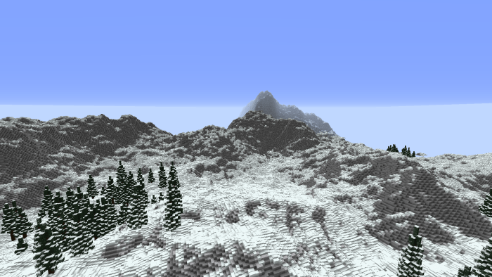 Snowy Mountains | Minecraft PE Maps