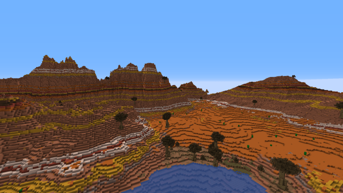 Better Mesa Biome Minecraft Pe Maps