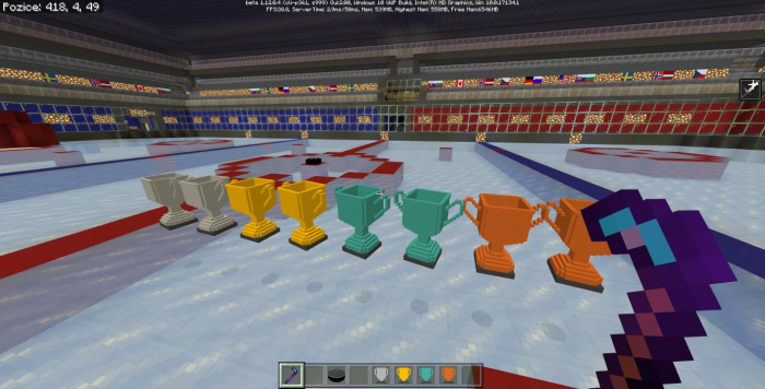 Ice Hockey Minigame V2 Minecraft Pe Maps