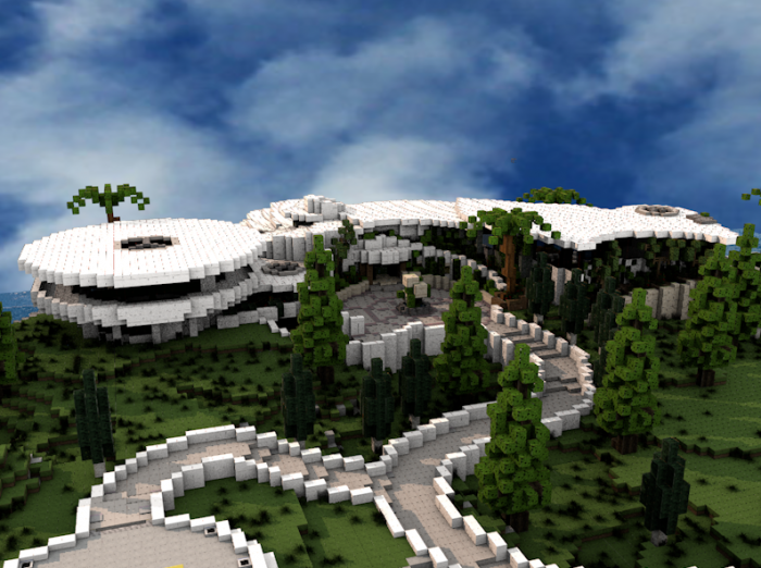 tony stark mansion minecraft pe download