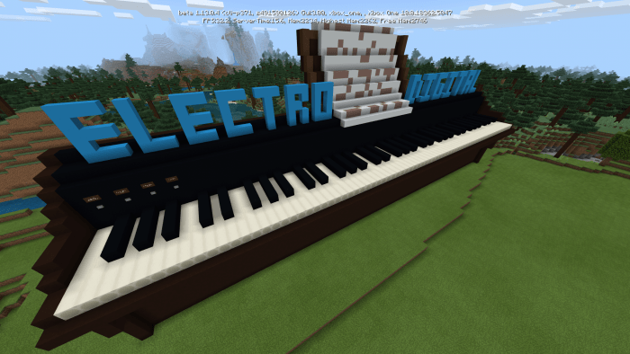 Map Advanced Piano Minecraft Pe Maps