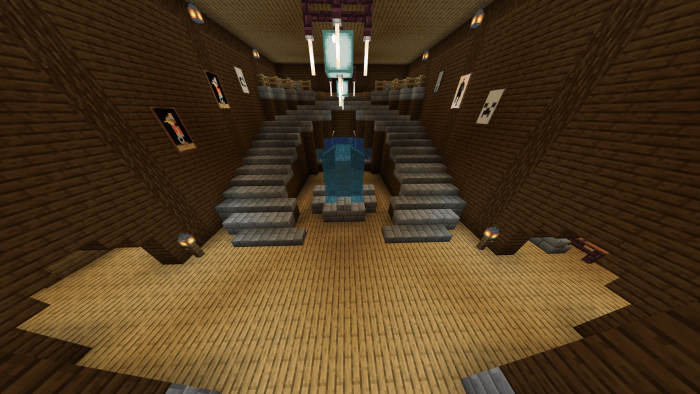minecraft mansion staircase