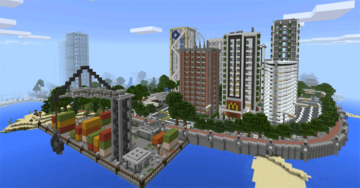 DeepOceanCity | Minecraft PE Maps