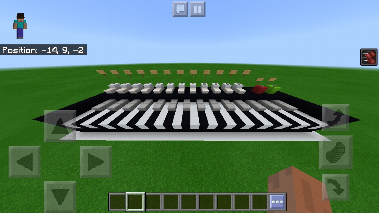 12 Instrument Keyboard Minecraft Pe Maps