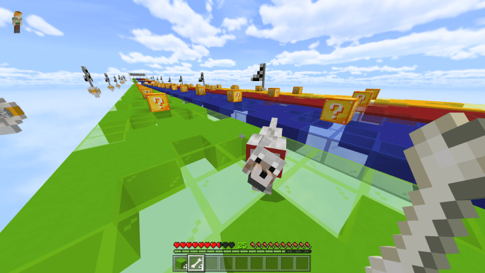 Lucky Block Race Minecraft Pe Maps