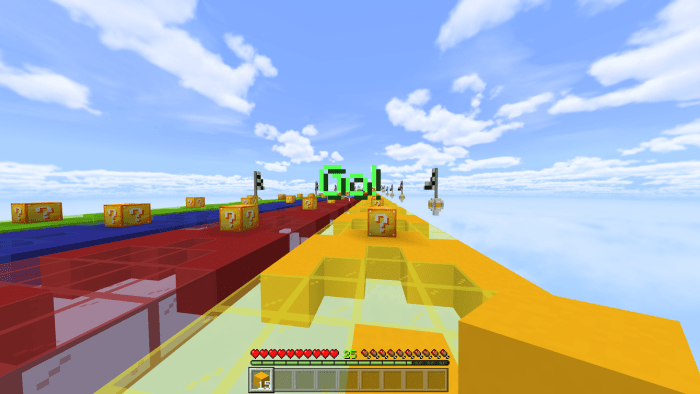 Lucky Block Race Minecraft Pe Maps