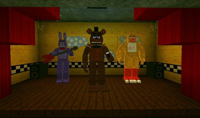 Fnaf Five Nights At Freddy S 1 14 1 3 Minecraft Pe Maps - roblox animatronic universe help wanted