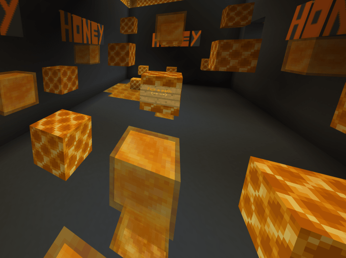 Minecraft's new honey blocks are somehow perfect for parkour courses