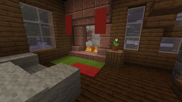 Cabin Cozy Minecraft House