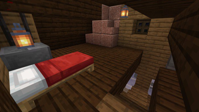 Cozy Winter Cabin Minecraft Pe Maps