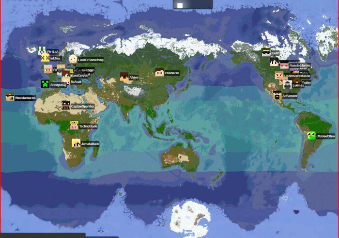 minecraft earth map server