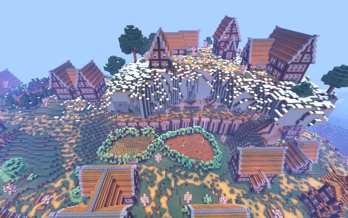 minecraft medieval city map download