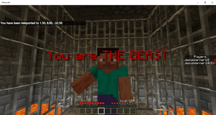 Escape From The Beast Minecraft Pe Maps - roblox flee the facility script 2020