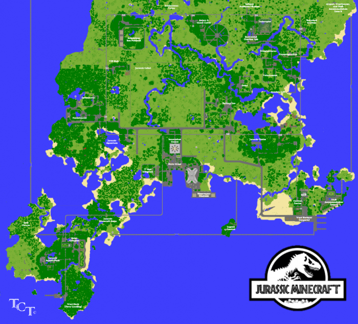 jurassic minecraft isla nublar map