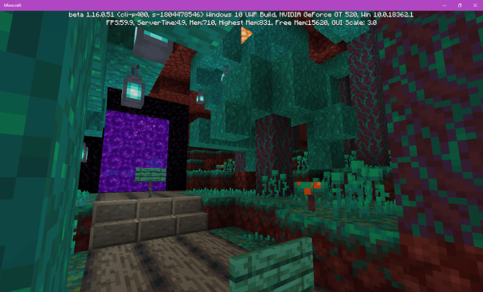 Nether Update Features Review Map 1 16 Beta Only Minecraft Pe Maps